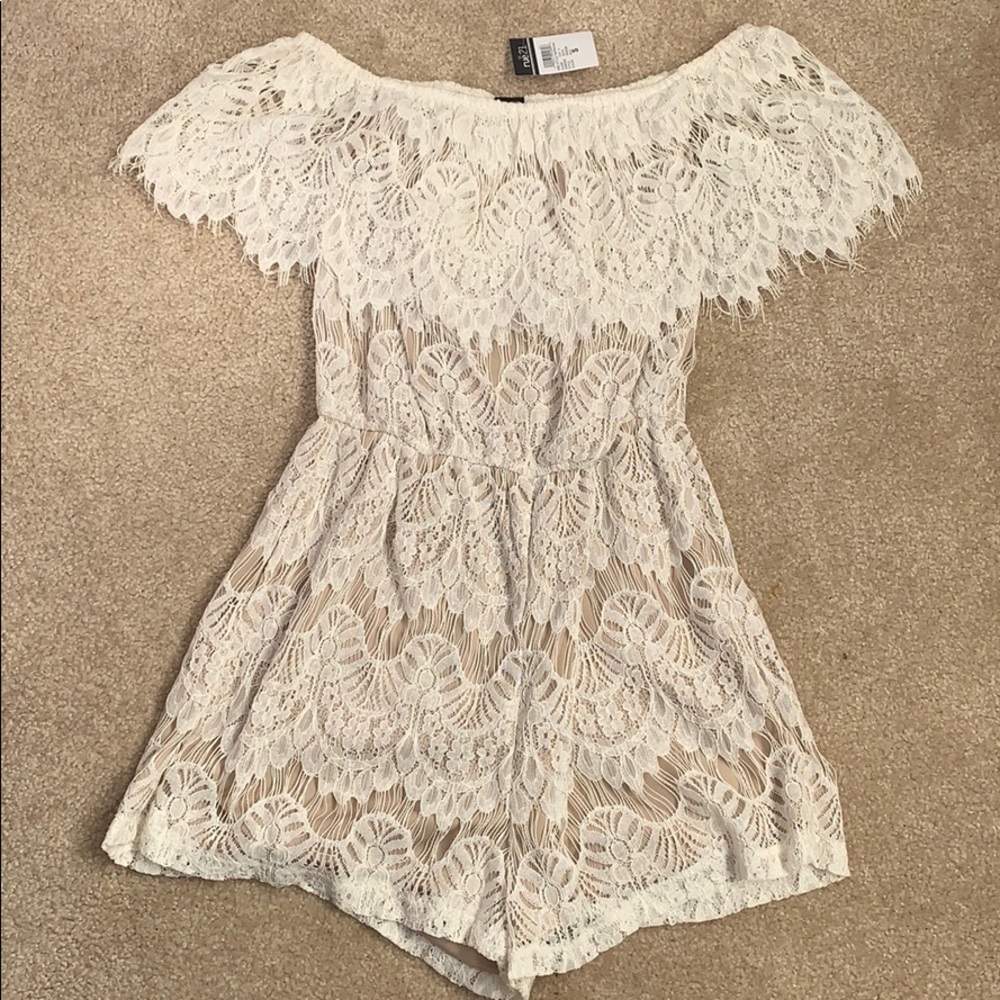 Lace romper